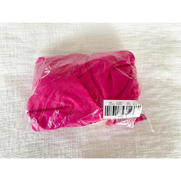 J. Crew | NWT | Ruched ruffle one-piece swimsuit in Radiant Fuchsia | Sz 10 - Picture 13 of 13